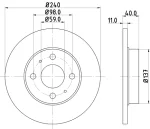 BEHR/HELLA/PAGID 8DD 355 103-151