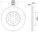 BEHR/HELLA/PAGID 8DD 355 103-681