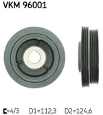 SKF VKM 96001