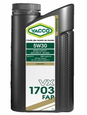 YACCO 5W30 VX 1703 FAP/1 YACCO