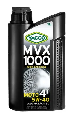 YACCO 5W40 MVX 1000 4T/1 YACCO