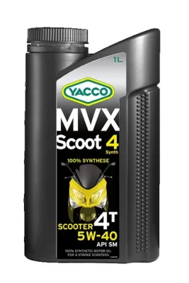 YACCO 5W40 MVX SCOOT 4 SYNTH/1 YACCO
