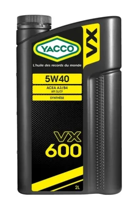 YACCO 5W40 VX 600/2 YACCO