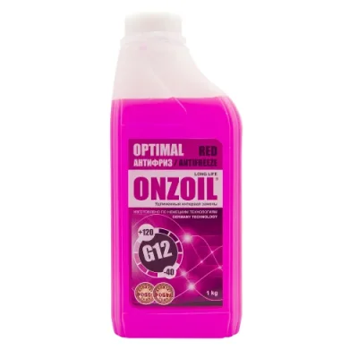 ONZOIL Optimal G12 Red Euro ST 0,9л/1кг (кр.) ONZOIL